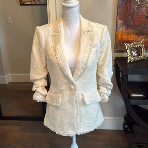 Cinq a sept tweed jacket. Size 2 perfect condition!